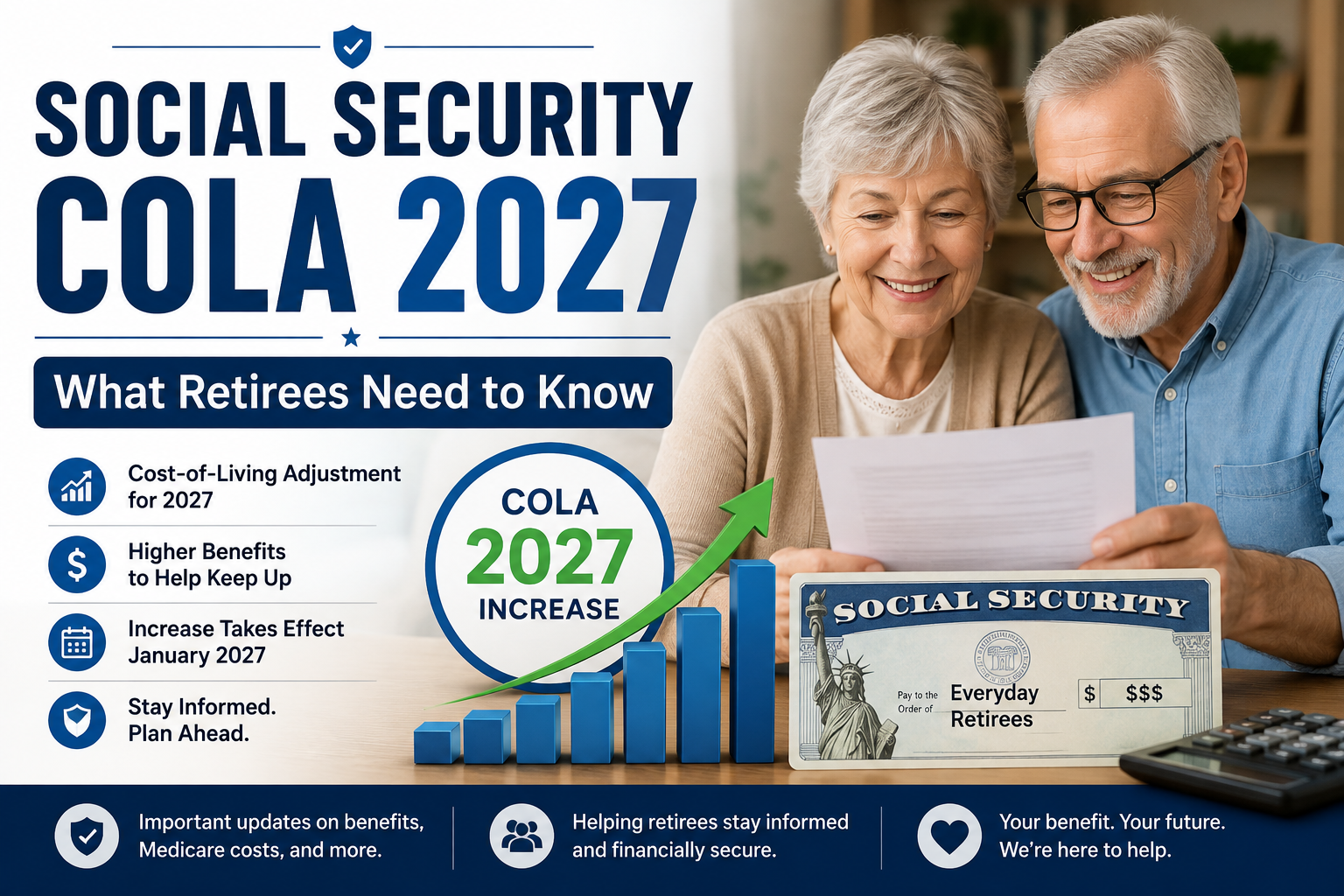 Social Security COLA 2027 information for retirees