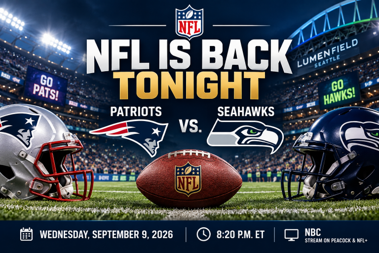 Patriots vs Seahawks 2026 NFL season opener